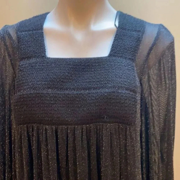 Zara dress with metallic thread-black - Picture 9 of 11